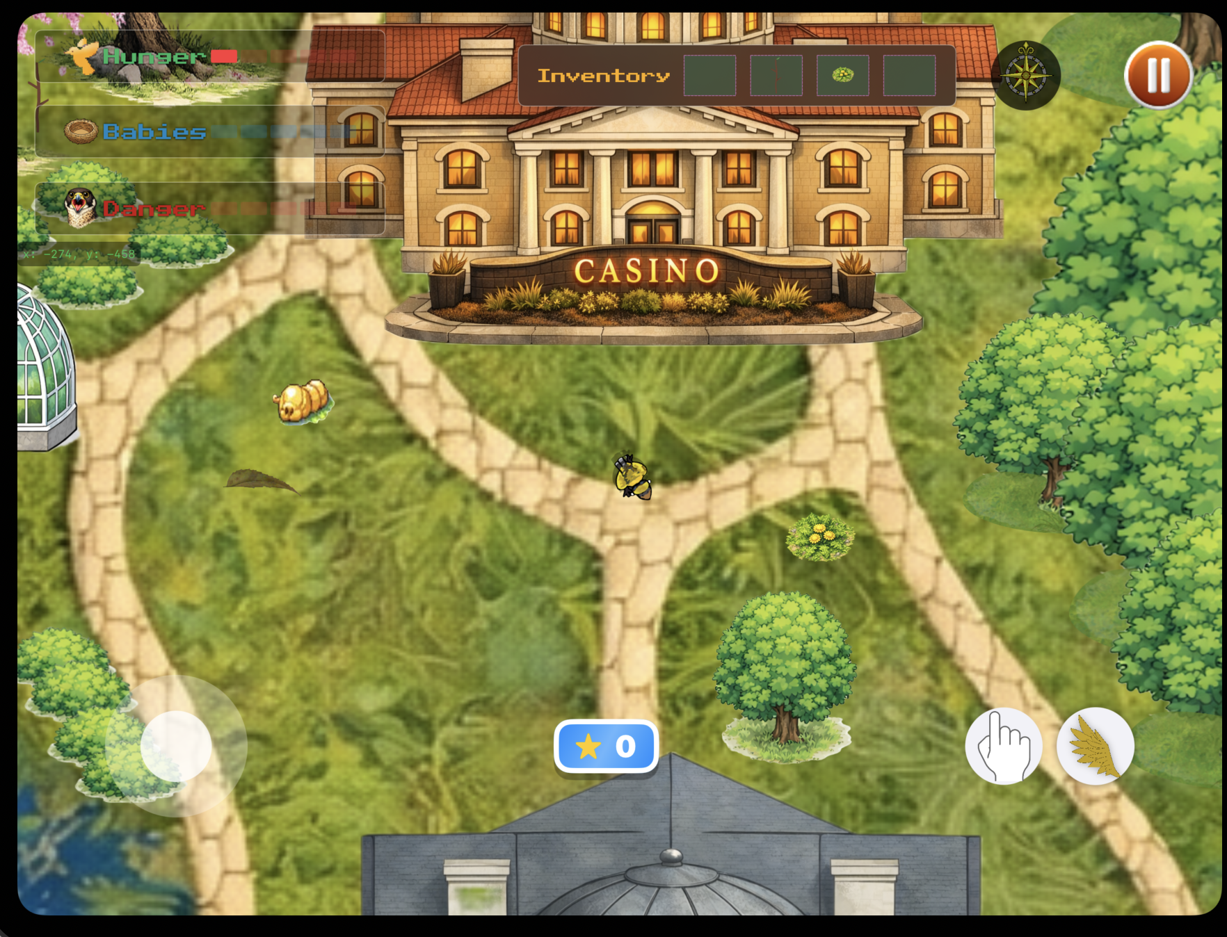 Take Flight start a run screen